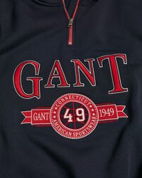 Retro Crest Half-Zip Sweatshirt