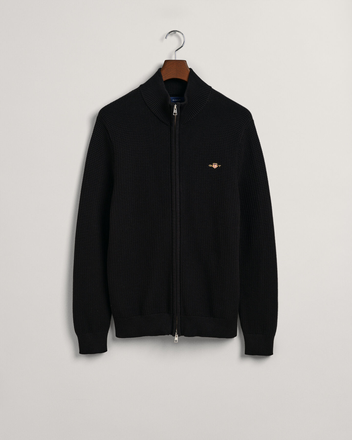 Textured Cotton Cardigan