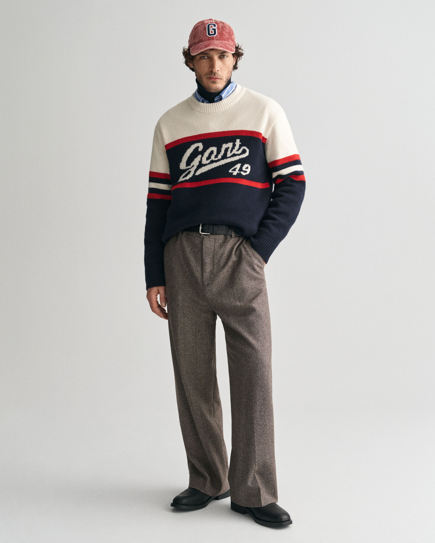 GANT Vintage Graphic Crew Neck Sweater