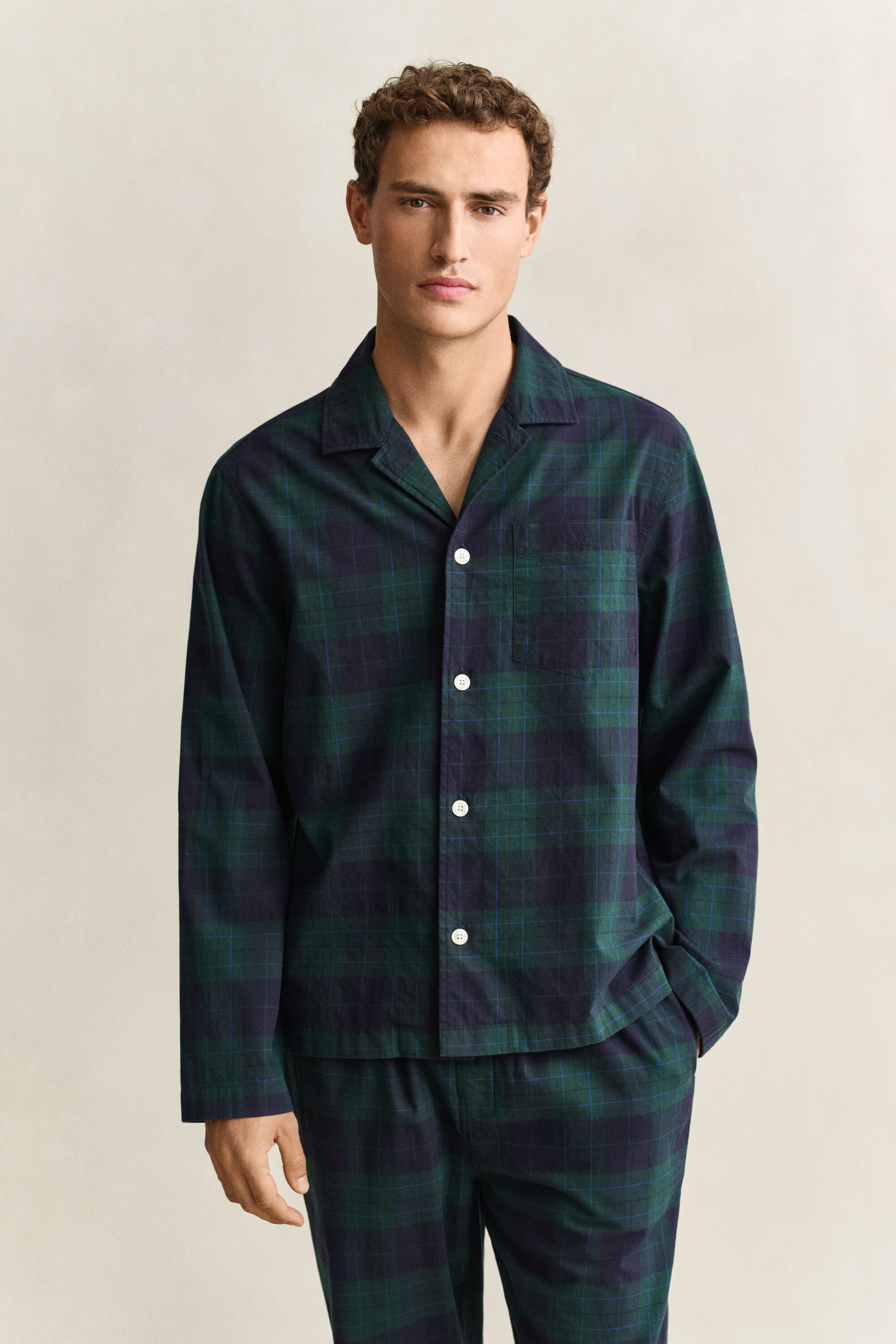 Checked Pajama Set Gift Box