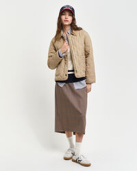 Quilted Corduroy Detailed Jacket