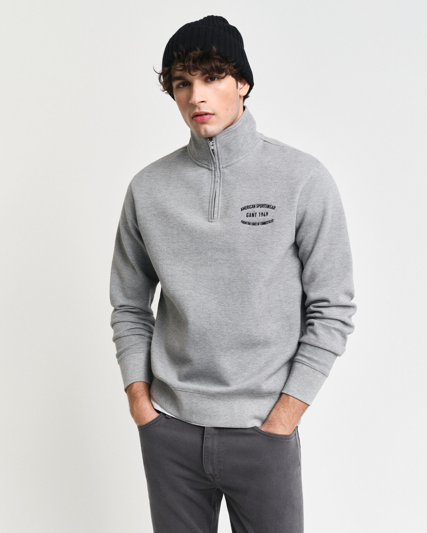 Small Graphic Half-Zip Sweatshirt