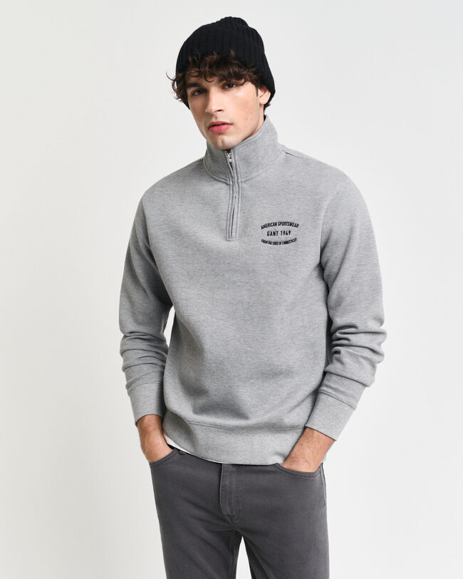 Small Graphic Half-Zip Sweatshirt