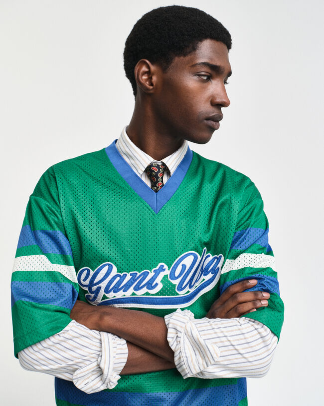 Mesh Short Sleeve Sports Jersey