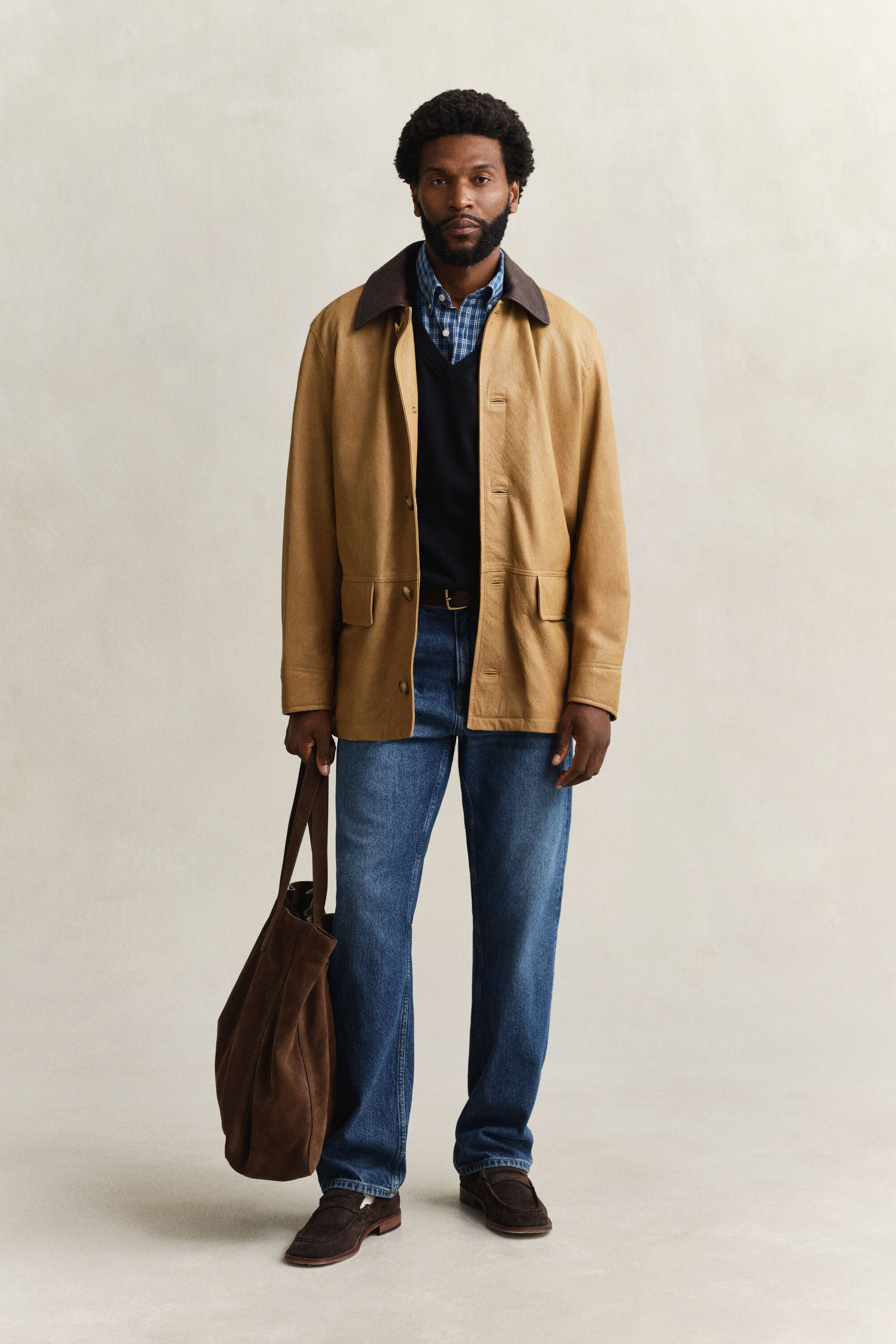 Indigo Checked Shirt