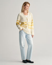 GANT Varsity V-Neck Cardigan