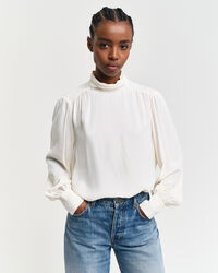 Mock Neck Blouse