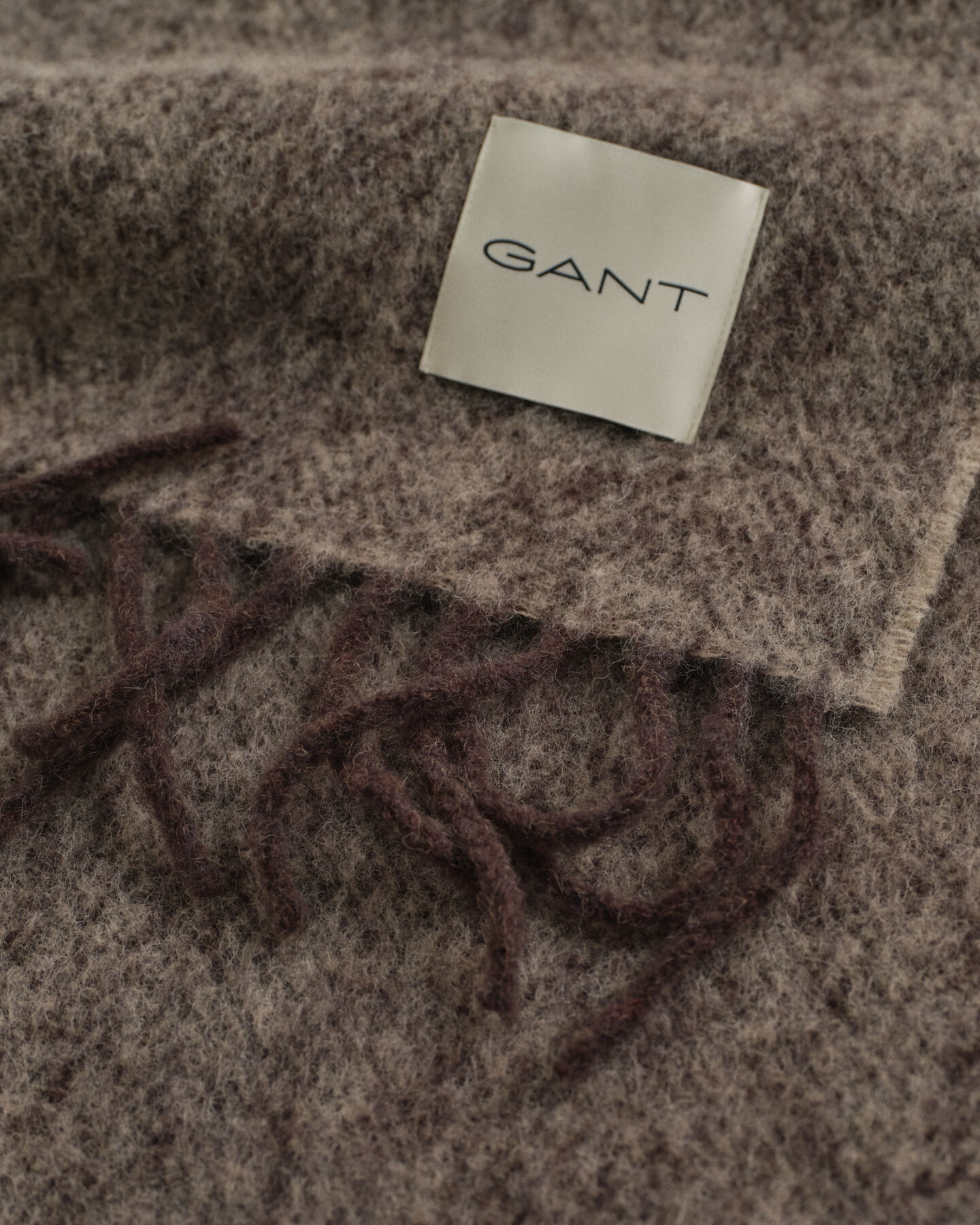 Mohair Alpaca Herringbone Scarf