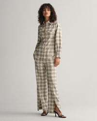 Slim Fit Dart Checked Shirt