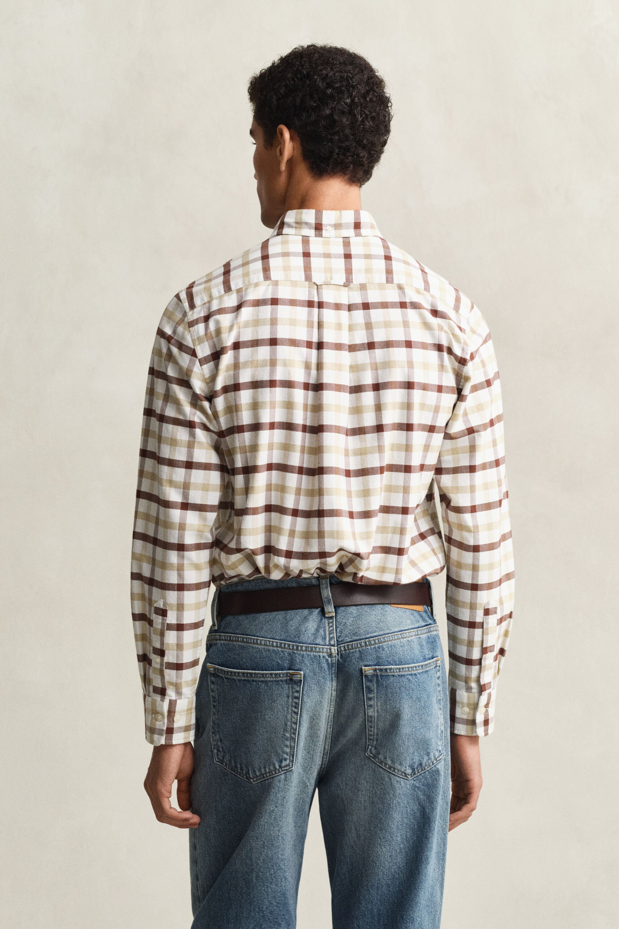 Regular Fit Checked Oxford Shirt