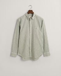 Regular Fit Striped Cotton Linen Shirt