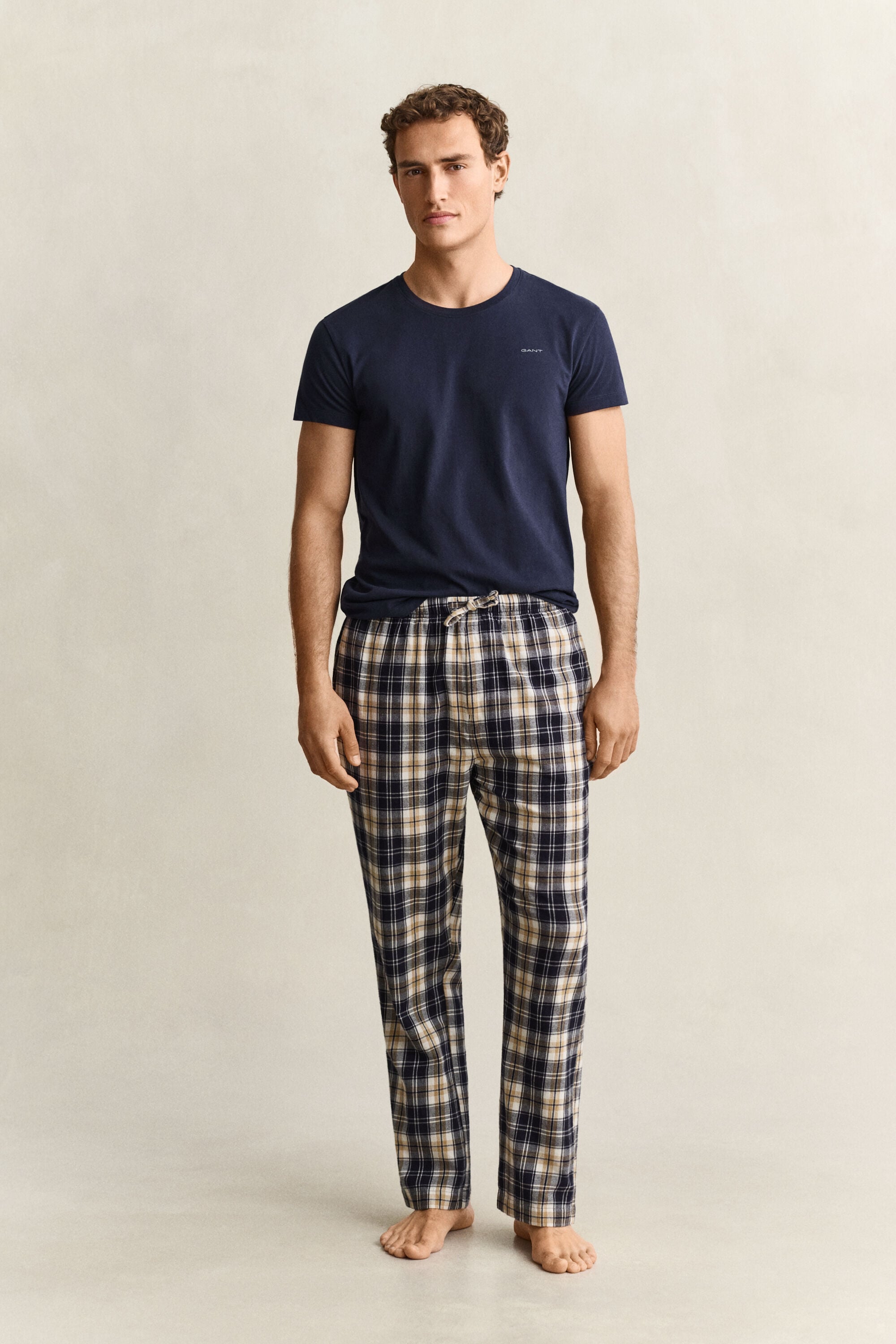 Checked Pajama Pants