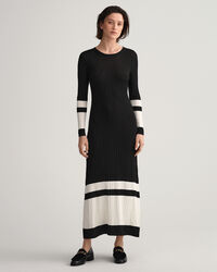 Block Stripe Ribbed Dress