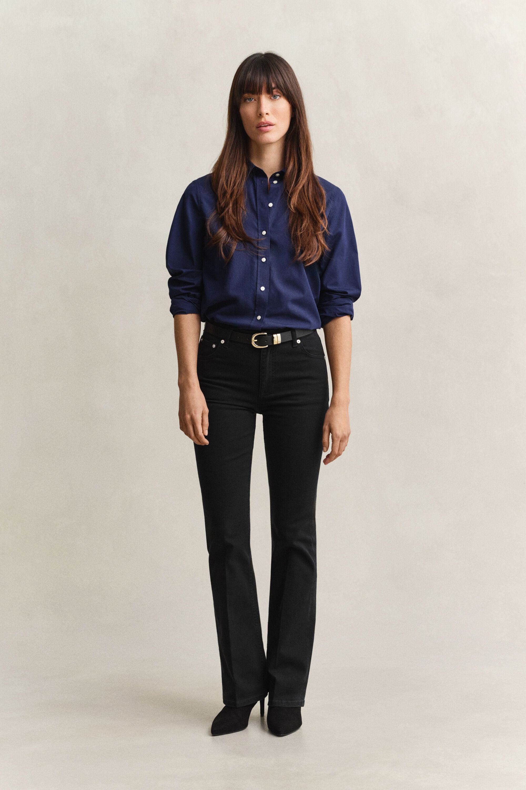Slim Flared Stretch Jeans