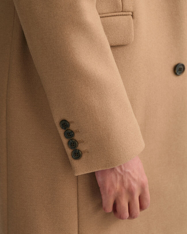 Classic Tailored Fit Wool Topcoat