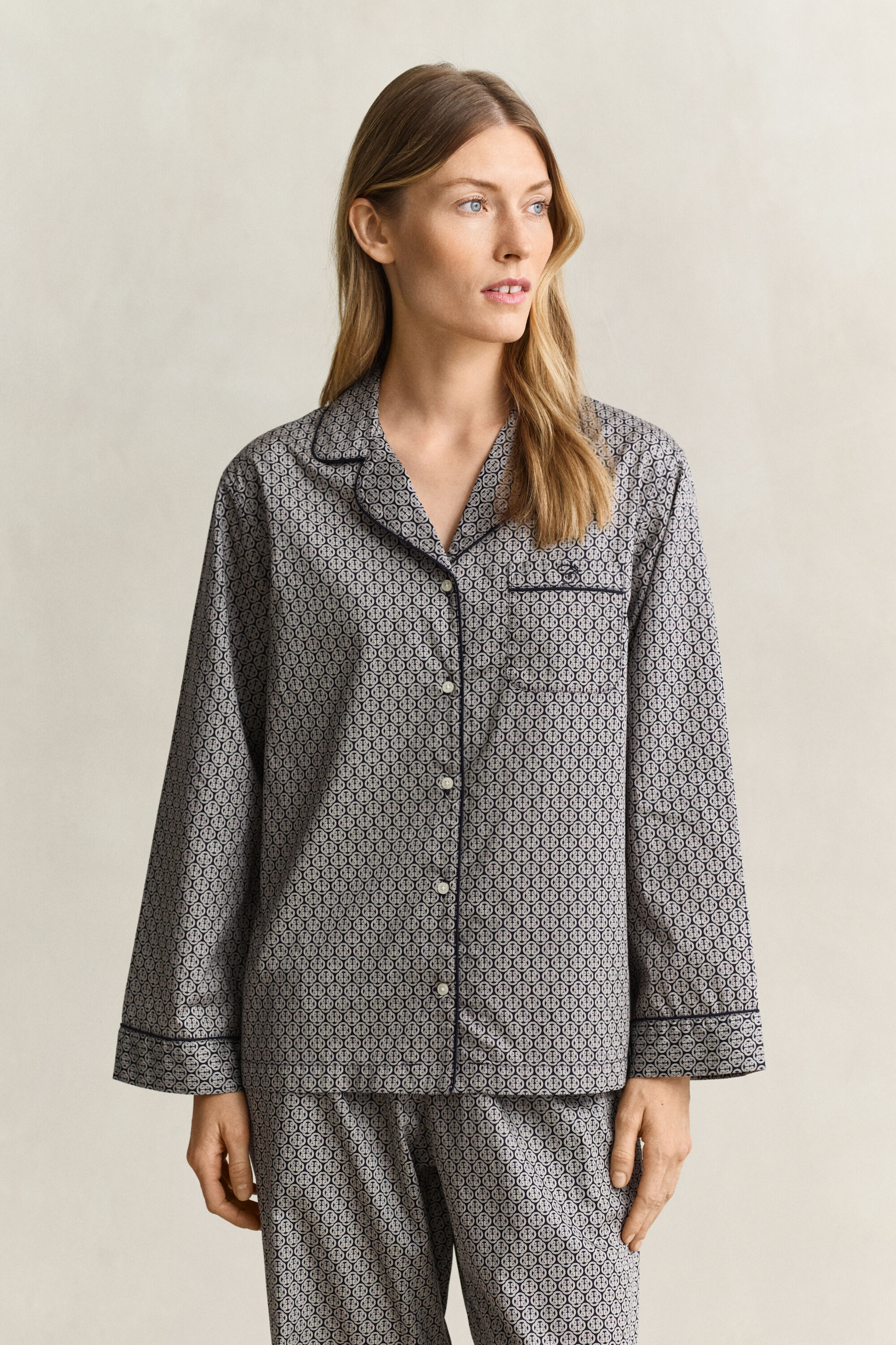 Printed Pajama Set