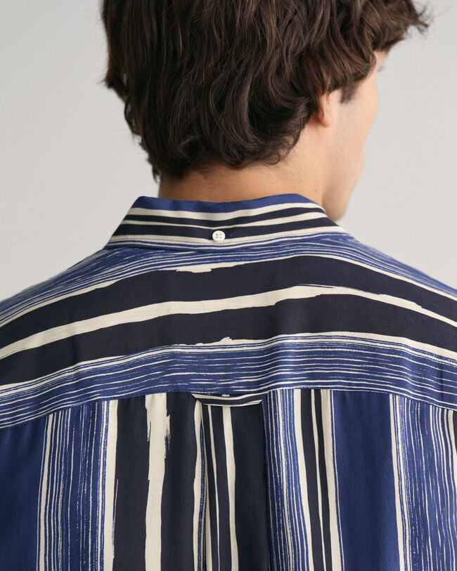 Relaxed Fit Printed Silk Shirt