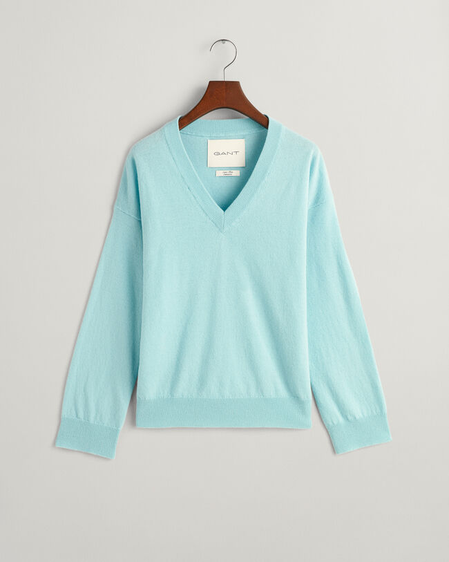 Superfine Lambswool V-Neck Sweater