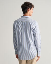 Regular Fit Striped Cotton Linen Shirt