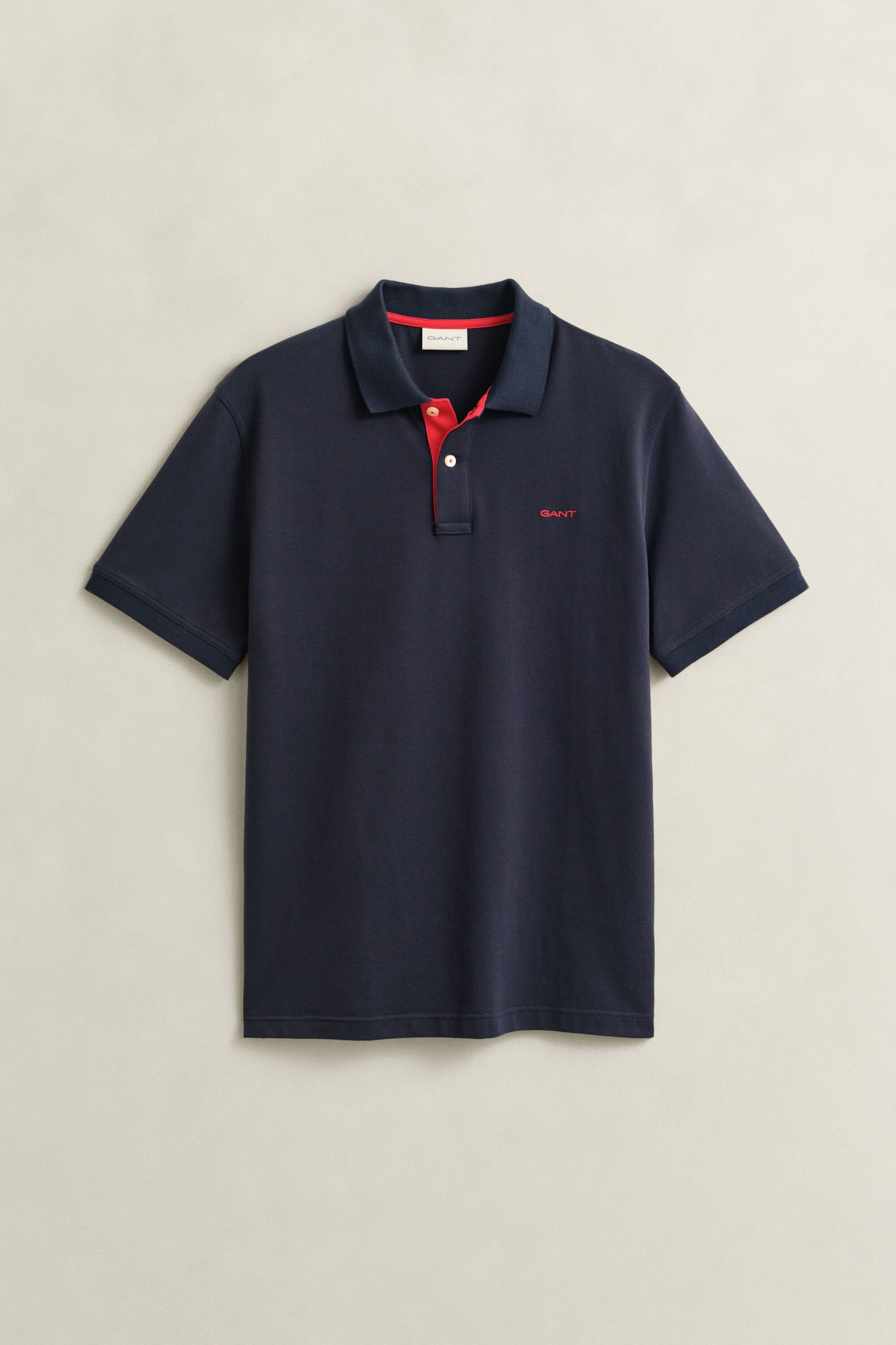 Contrast Piqué Polo Shirt