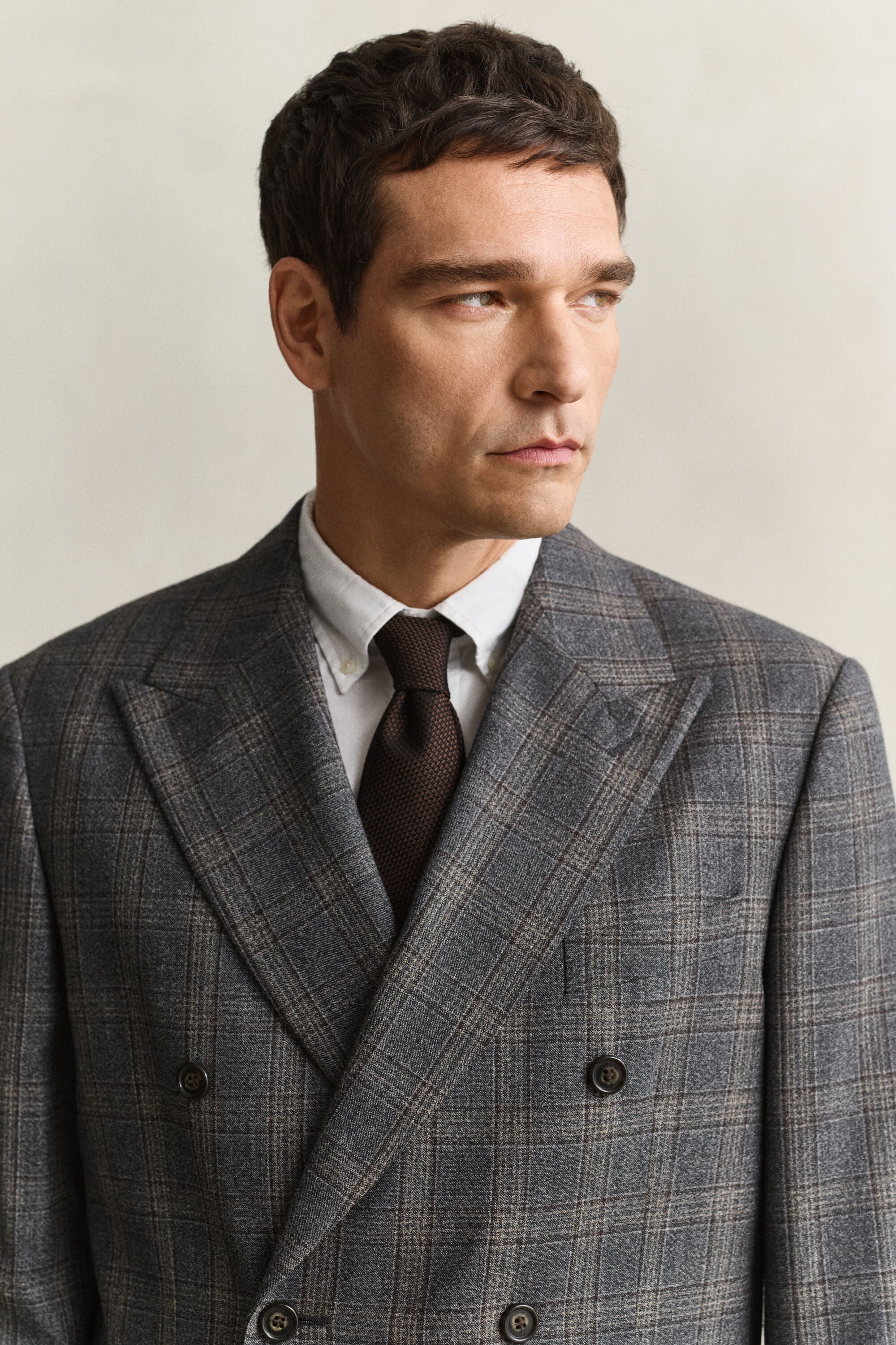 Glen Check Suit Jacket