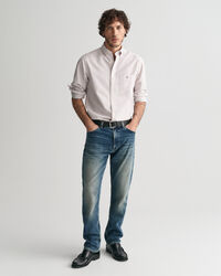 Regular Fit Vintage Wash Jeans