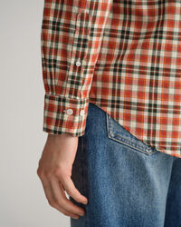 Regular Fit Broadcloth Tartan Shirt