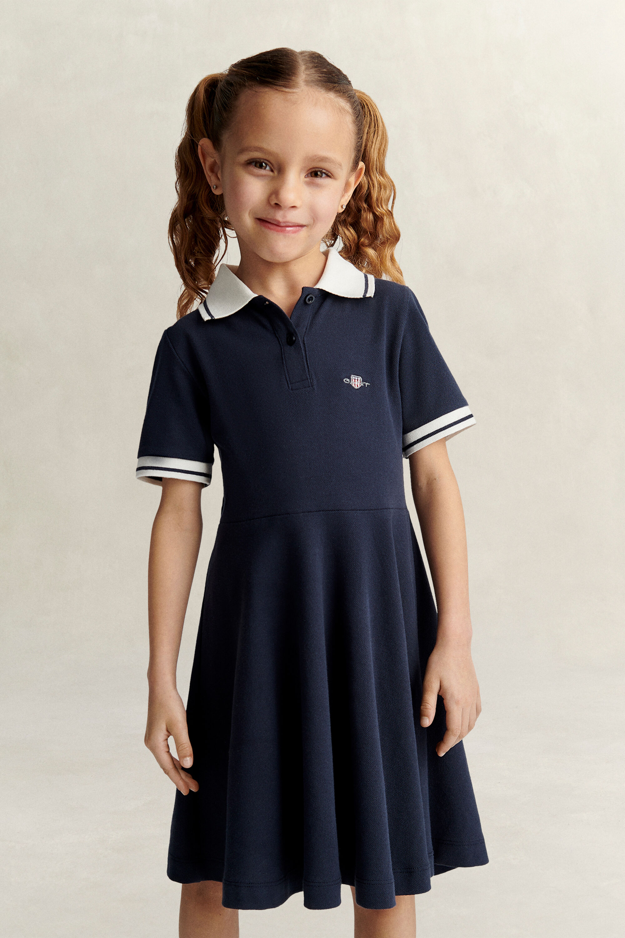 Girls Shield Polo Dress