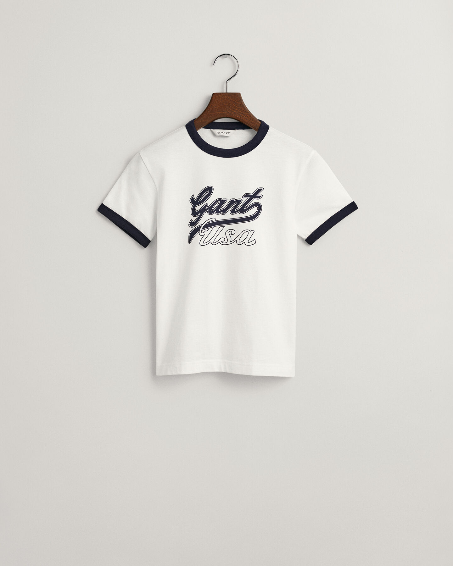 Teen Girls Cropped GANT USA T-Shirt