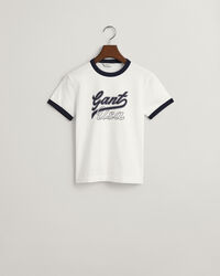 Teen Girls Cropped GANT USA T-Shirt