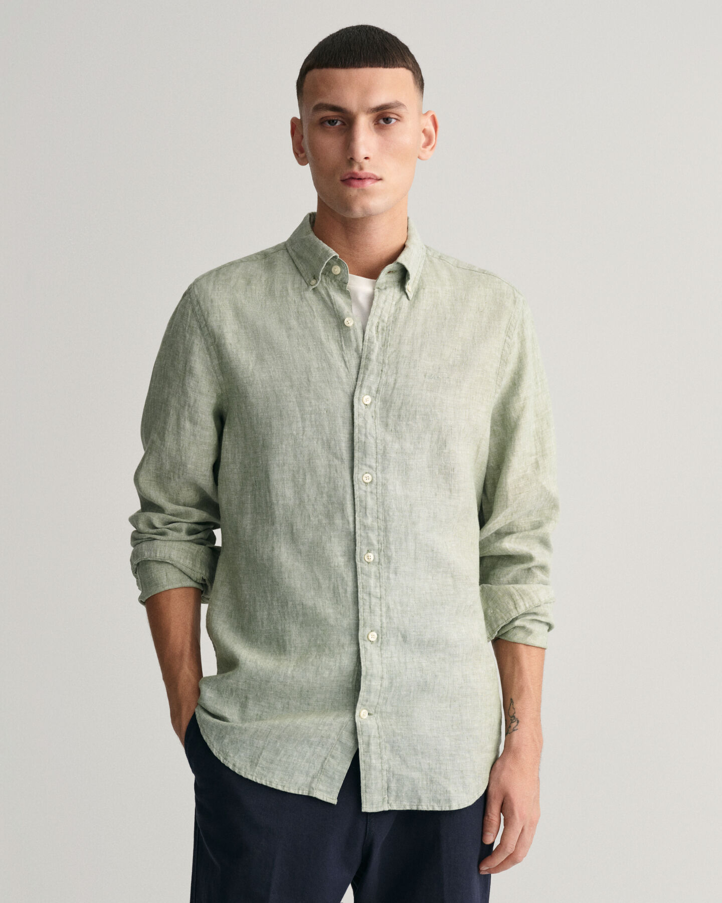Slim Fit Linen Shirt