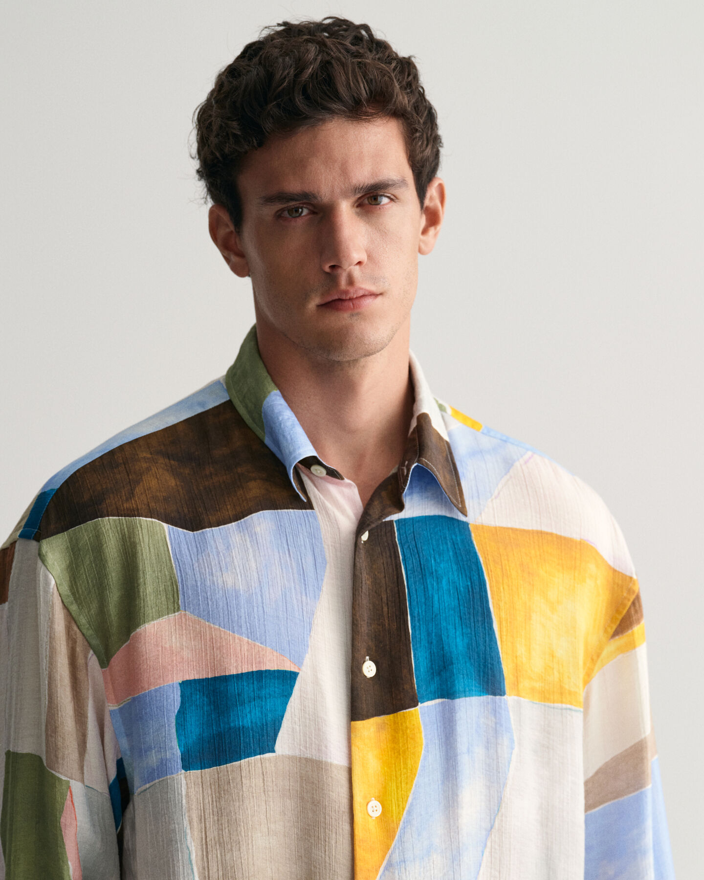 Oversized Art Print Shirt