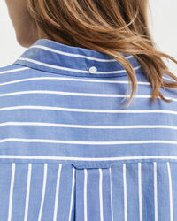 Relaxed Fit Striped Heritage Poplin Shirt