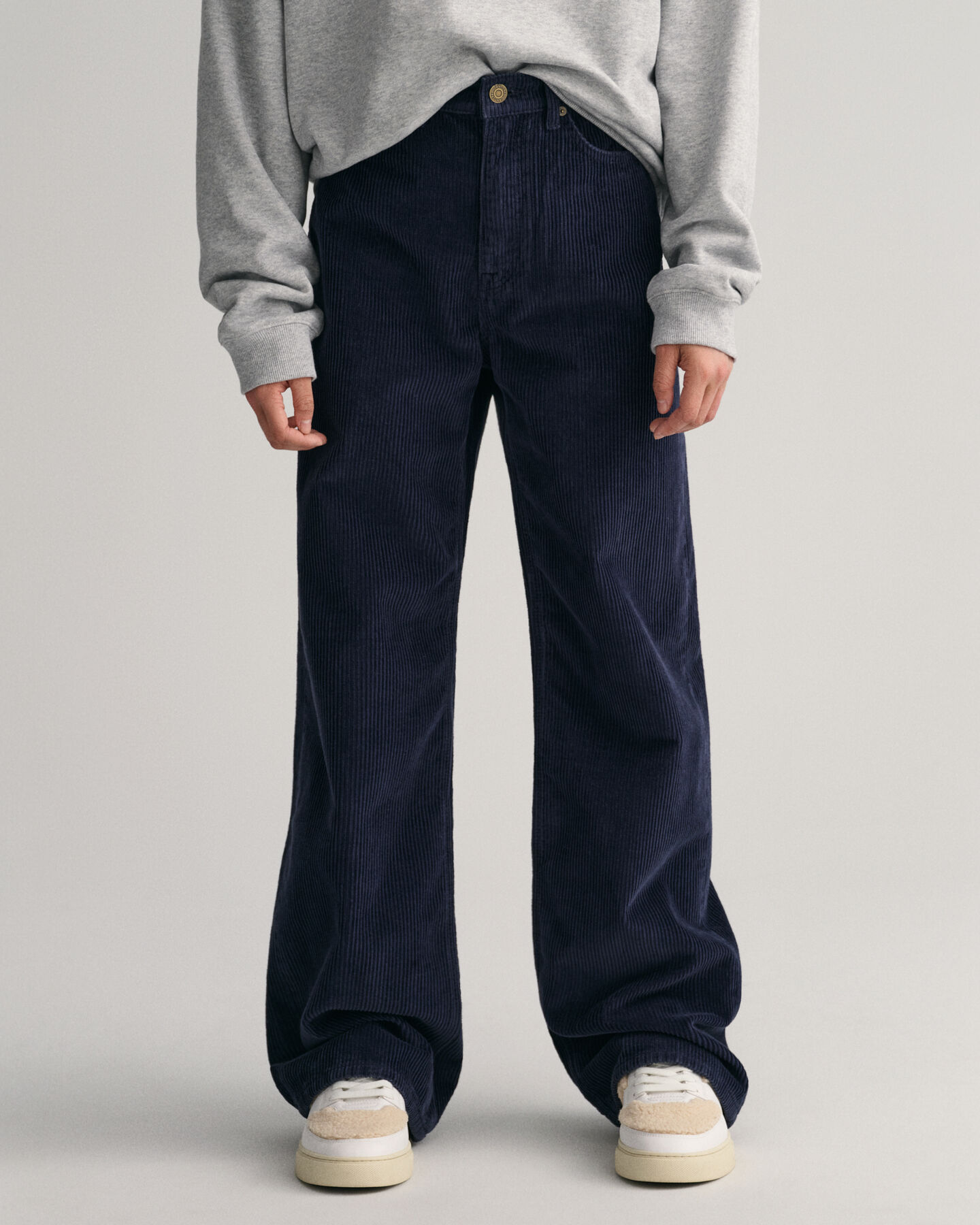 Teen Girls Wide Leg Corduroy Pants