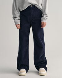 Teen Girls Wide Leg Corduroy Pants