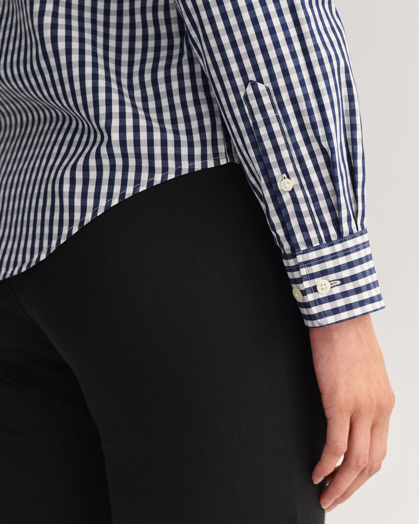 Regular Fit Gingham Broadcloth Shirt