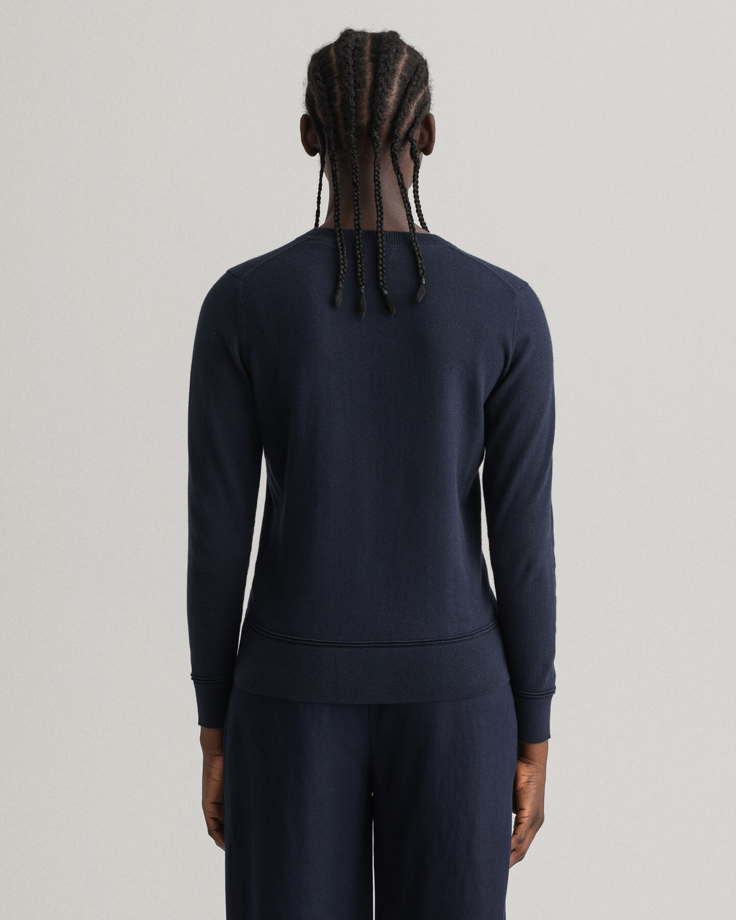 Light Cotton Crew Neck Sweater