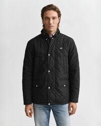 Quilted Windcheater Mid-Length Jacket