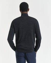 Extra Fine Merino Wool Half-Zip Sweater