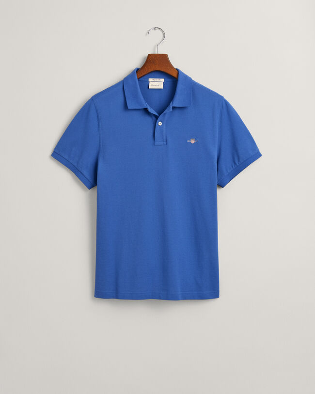 Regular Fit Shield Piqué Polo Shirt - GANT