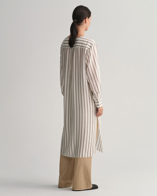 Striped V-Neck Caftan
