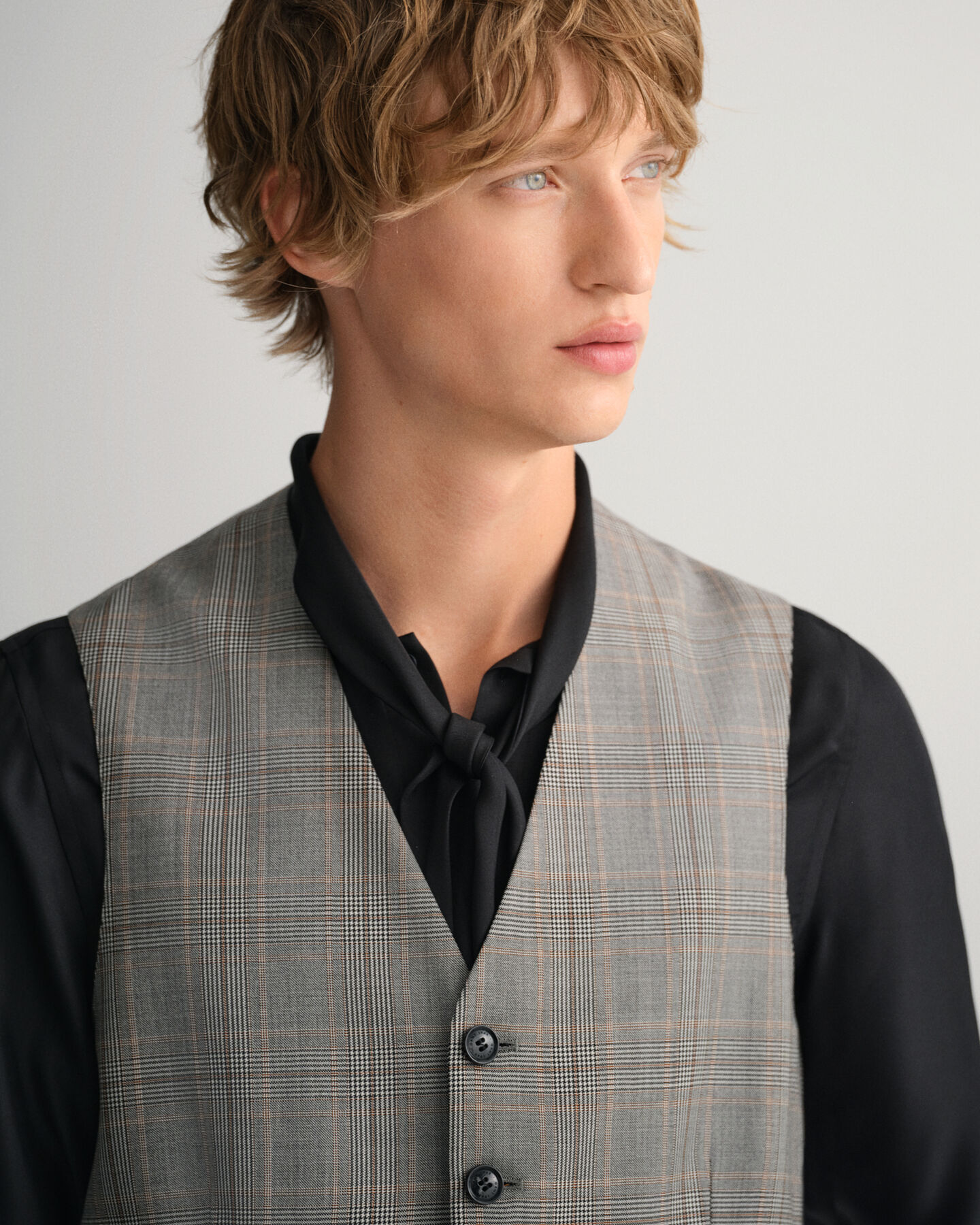 Glen Check Suit Waistcoat