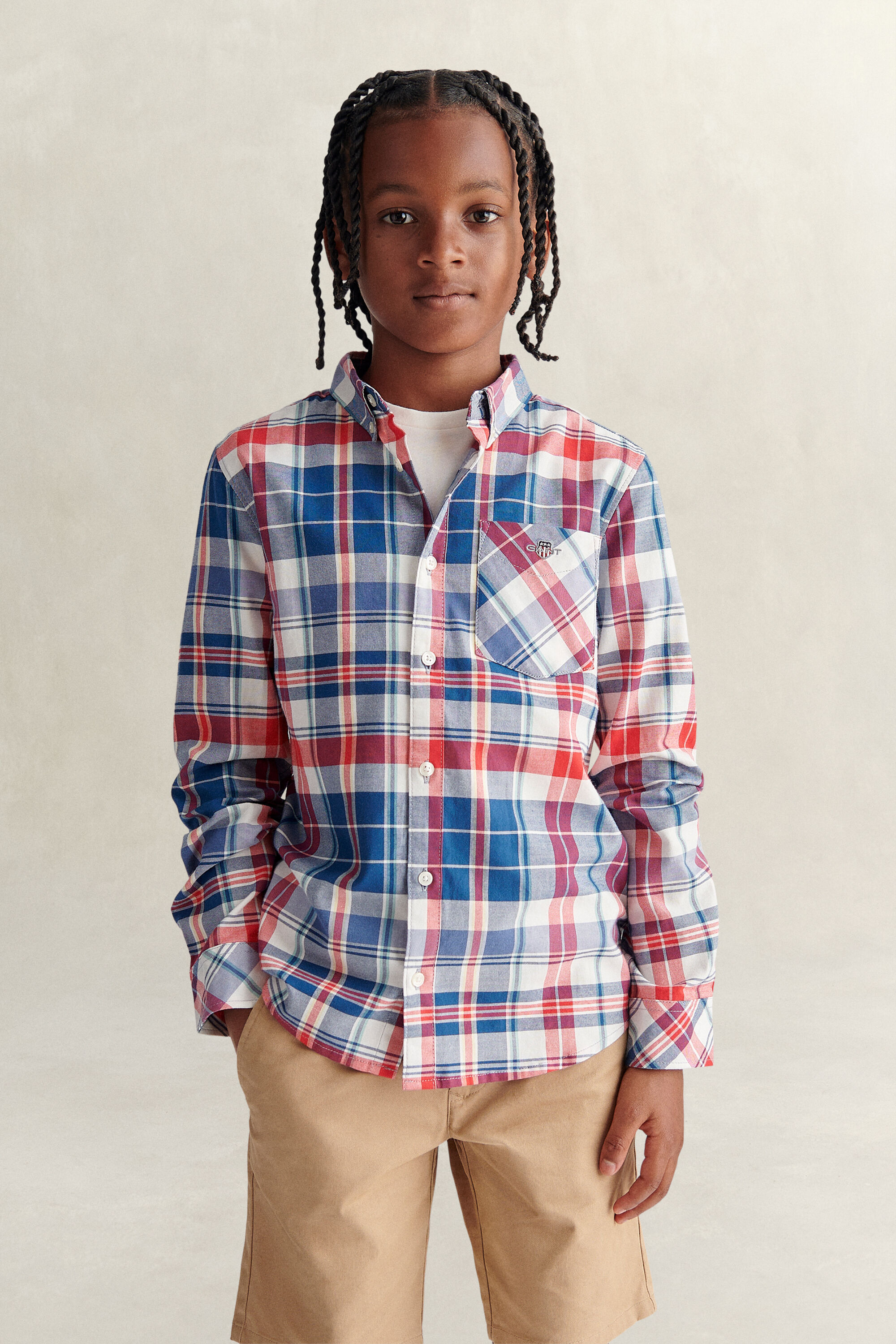 Teen Boys Checked Shirt