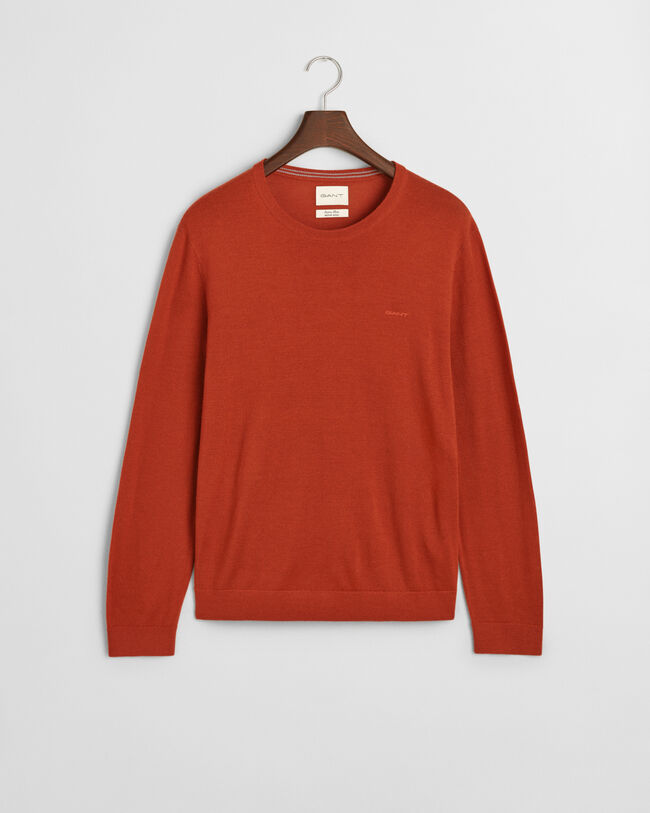 Extra Fine Merino Wool Crew Neck Sweater