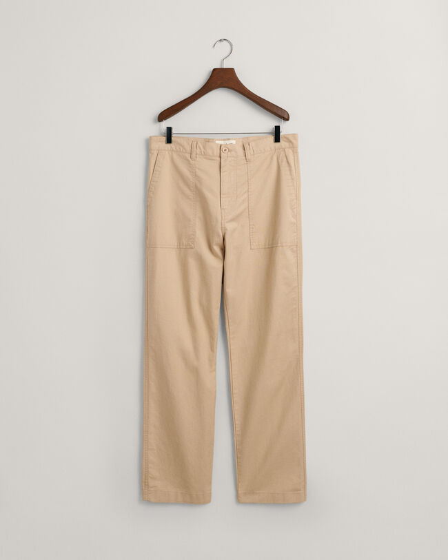 Regular Fit Cotton Linen Chinos
