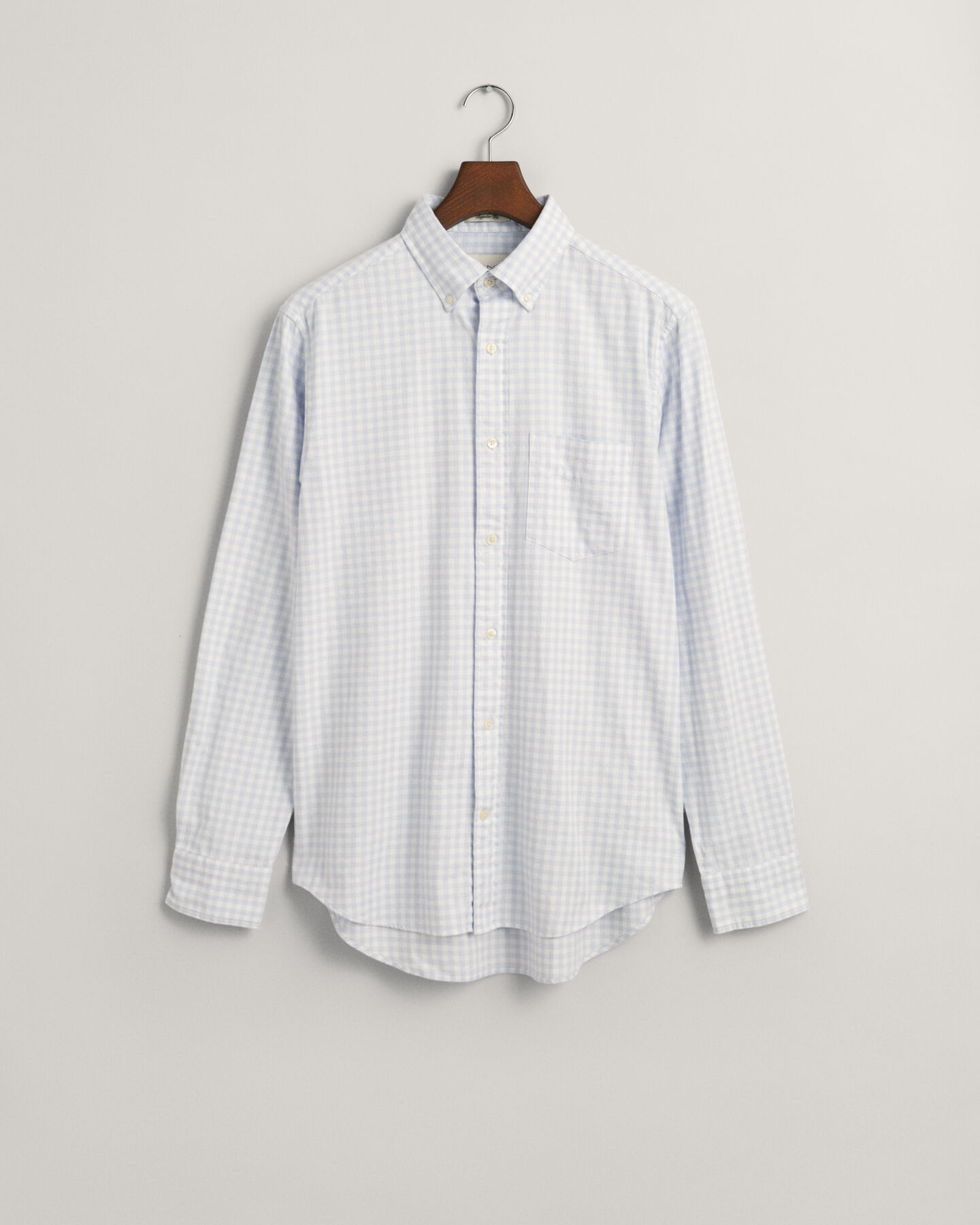 Regular Fit Jaspé Yarn Gingham Shirt