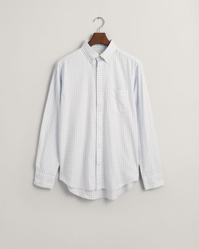 Regular Fit Jaspé Yarn Gingham Shirt