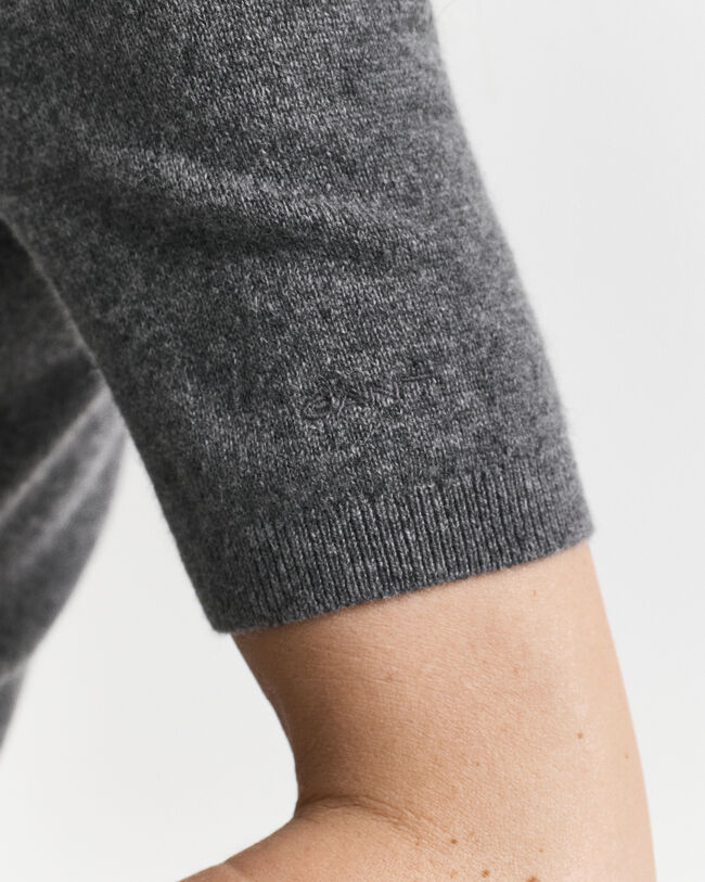 Short Sleeved Cashmere Turtleneck Sweater