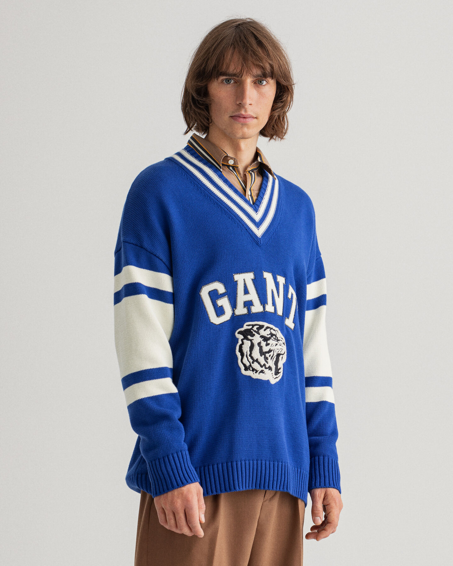 Tiger V-Neck Sweater