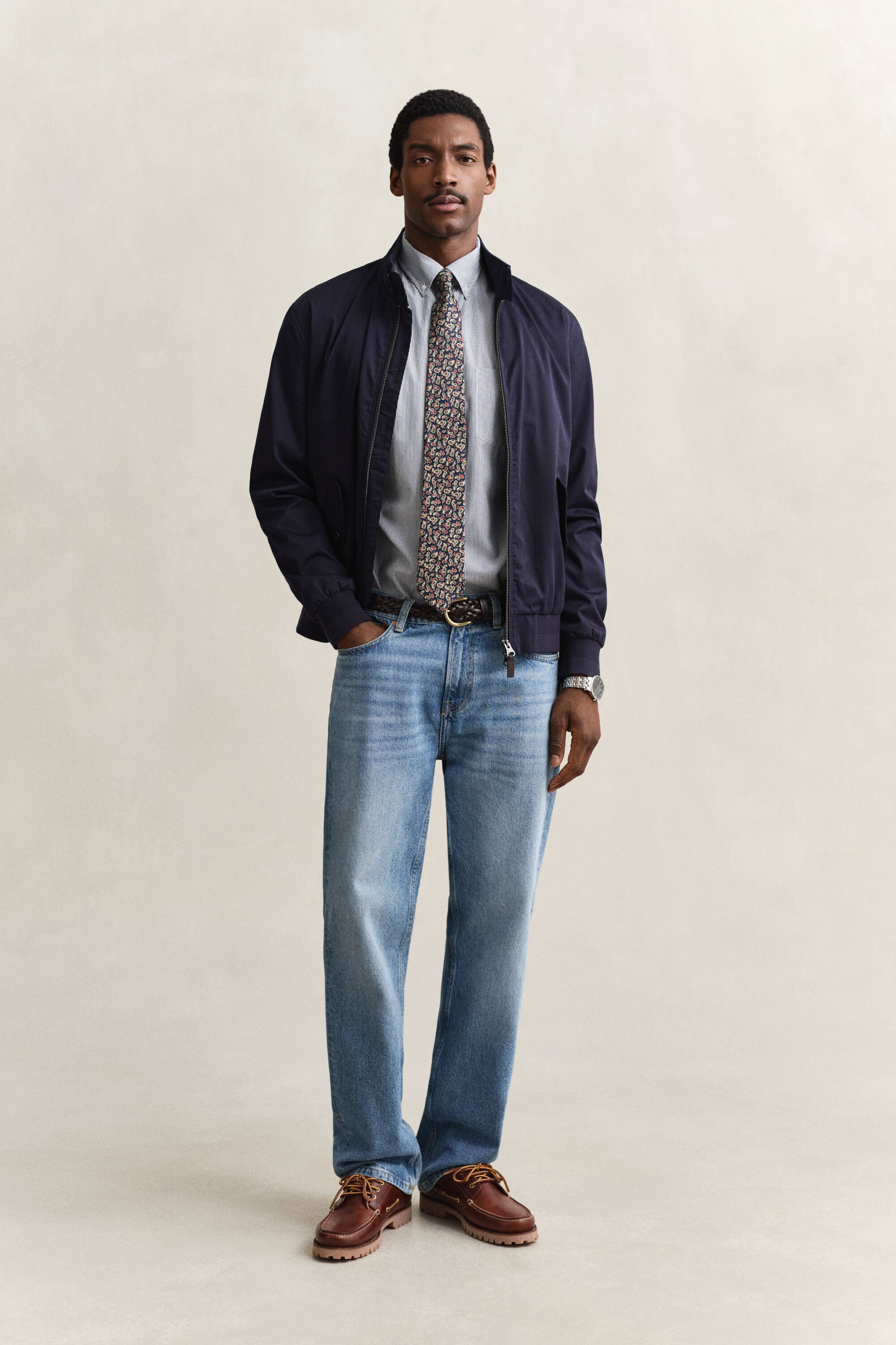 Banker Stripe Classic Poplin Shirt